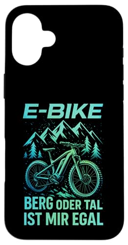 E-bike Berg Oder Tal Ist Mir Egal - Lustiger Hülle für iPhone 16 Plus E-bike Berg Oder Tal Ist Mir Egal - Lustiger Hülle für iPhone 16 Plus von Spruch Humor Witz Mountainbike E-bike