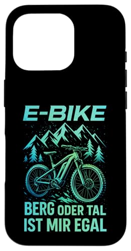E-bike Berg Oder Tal Ist Mir Egal - Lustiger Hülle für iPhone 16 Pro E-bike Berg Oder Tal Ist Mir Egal - Lustiger Hülle für iPhone 16 Pro von Spruch Humor Witz Mountainbike E-bike