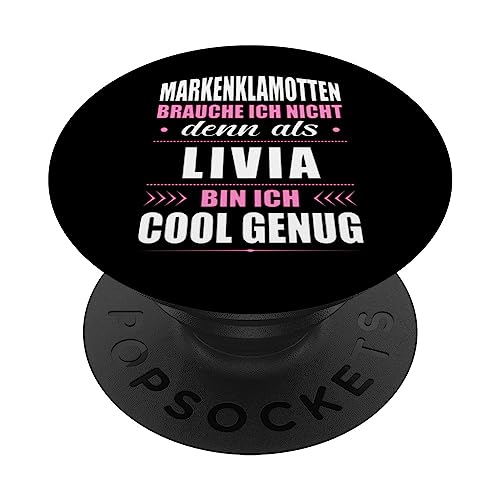 Name Livia Vorname Namensgeschenke Namenstag Fun PopSockets mit austauschbarem PopGrip Name Livia Vorname Namensgeschenke Namenstag Fun PopSockets mit austauschbarem PopGrip von Spruch mit Namen Personalisierter Name Vorname
