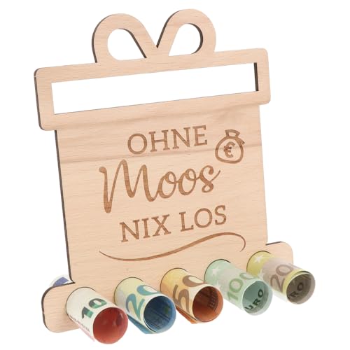 Spruchreif | Originelle Geldgeschenke | Geldgeschenk aus Holz | Geschenke aus Holz | Geldgeschenk Danke | Dankeschön Geschenk | Geldgeschenk Geburtstag Weihnachten | Geschenkgutschein von Spruchreif
