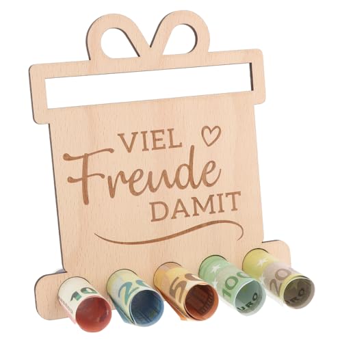 Spruchreif | Originelle Geldgeschenke | Geldgeschenk aus Holz | Geschenke aus Holz | Geldgeschenk Verpackung | Dankeschön Geschenk | Geldgeschenk Geburtstag Weihnachten | Geschenkgutschein von Spruchreif