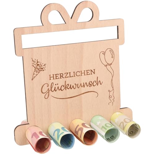 Spruchreif | Originelle Geldgeschenke | Geldgeschenk aus Holz | Geschenke aus Holz | Lustiges Geldgeschenk | Dankeschön Geschenk | Geldgeschenk Geburtstag Weihnachten | Geschenkgutschein von Spruchreif