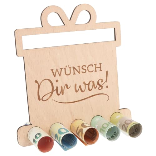 Spruchreif | Originelle Geldgeschenke aus Holz | Geschenke aus Holz | Dankeschön Geschenk | Geldgeschenk Geburtstag Weihnachten | Wunscherfüller von Spruchreif