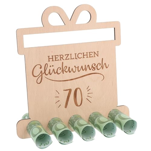 Spruchreif | Witziges Geldgeschenk | Gutscheinverpackung | Geschenk 70. Geburtstag von Spruchreif