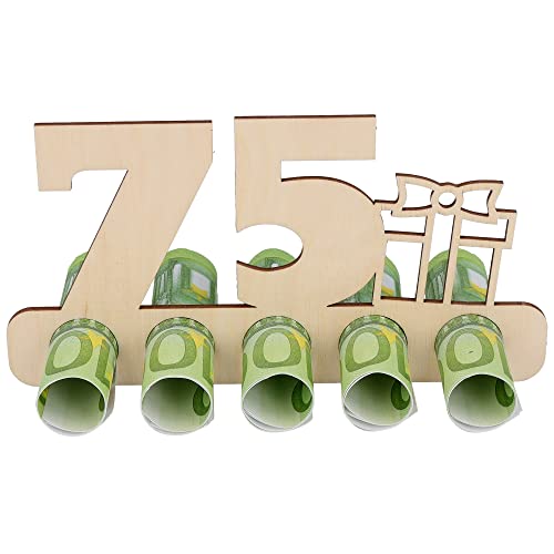 Spruchreif | Witziges Geldgeschenk | Gutscheinverpackung | Geschenk 75. Geburtstag von Spruchreif