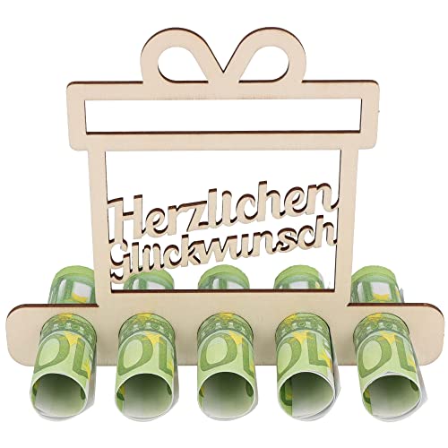 Spruchreif | Ausgefallenes Geldgeschenk & Gutscheinverpackung „Herzlichen Glückwunsch“ | Perfekte Geschenkidee zum Geburtstag von Spruchreif