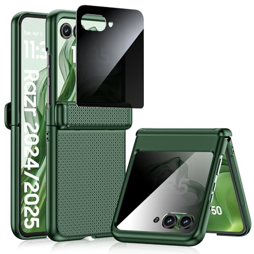 Spugan Für Motorola Razr 2024 Hülle Grün Sichtschutz Spugan Für Motorola Razr 2024 Hülle Grün Sichtschutz von Spugan