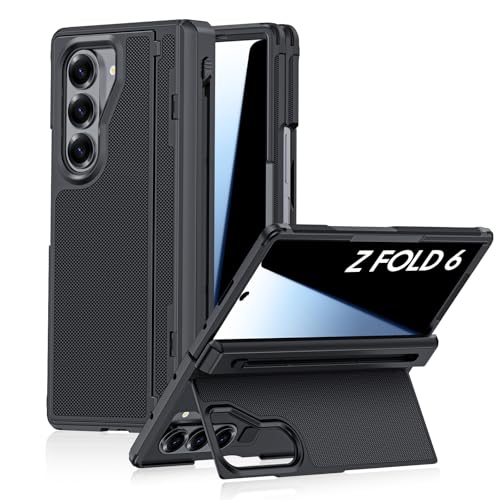 Spugan Schutzhülle für Samsung Galaxy Z Fold 6, mit S-Stifthalter, integrierter Sichtschutz, versteckter magnetischer Ständer und Scharnierabdeckung, rutschfeste, robuste, stoßfeste Schutzhülle für Z Spugan Schutzhülle für Samsung Galaxy Z Fold 6, mit S-Stifthalter, integrierter Sichtschutz, versteckter magnetischer Ständer und Scharnierabdeckung, rutschfeste, robuste, stoßfeste Schutzhülle für Z von Spugan