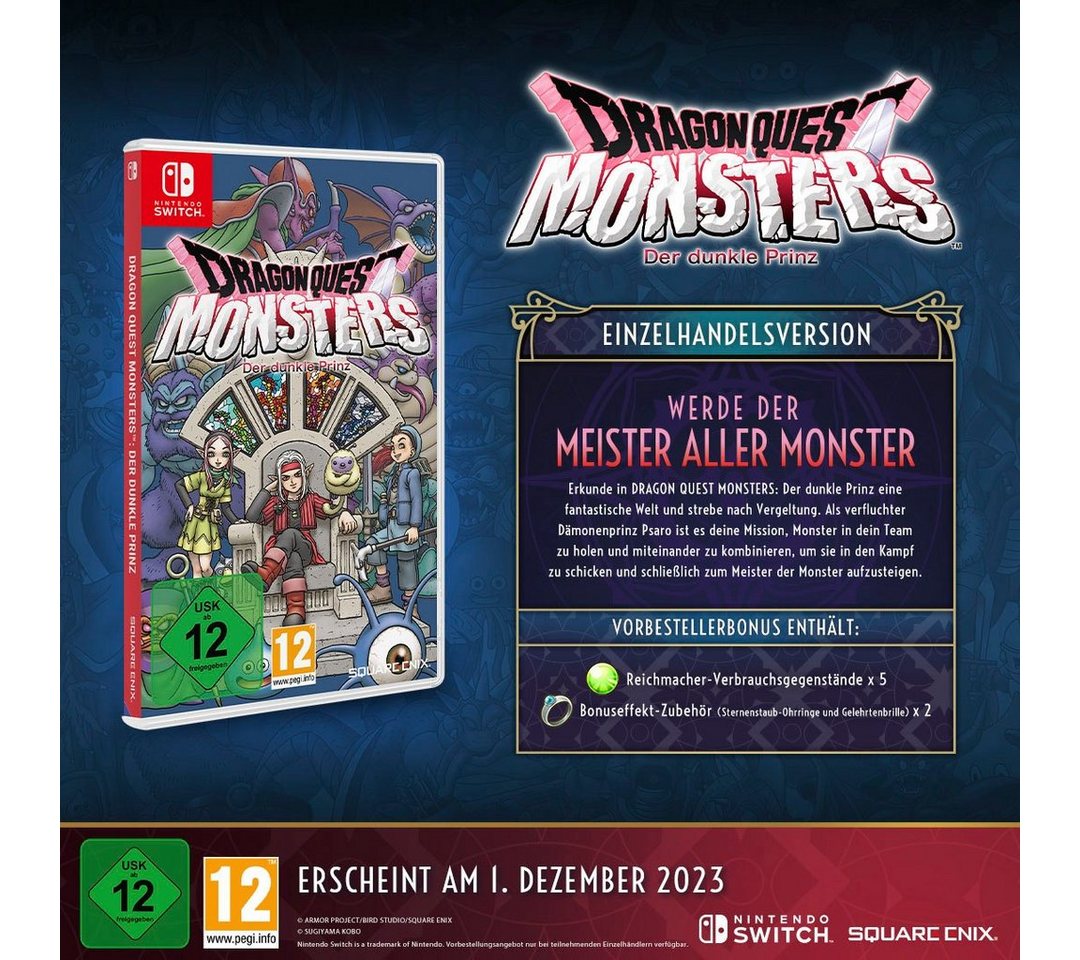 DRAGON QUEST MONSTERS: Der dunkle Prinz Nintendo Switch DRAGON QUEST MONSTERS: Der dunkle Prinz Nintendo Switch von SquareEnix