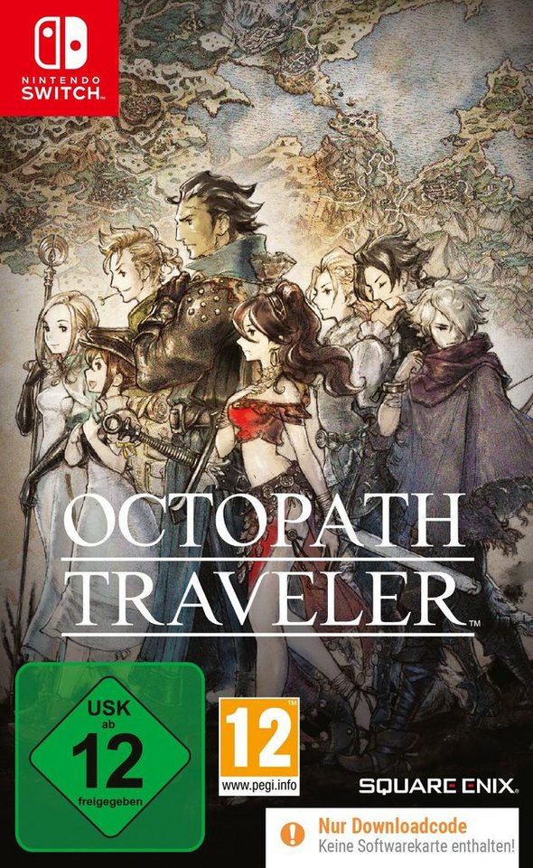 Octopath Traveler (Downloadcode in a Box) Nintendo Switch von SquareEnix