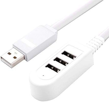 White USB Splitter 3USB Multifunction 3a Charging Converter Extension Line Extension Multi-Port Hub - White 30cm-30cm,Zubehör, Computer und Zubehör von SquarezhenBo