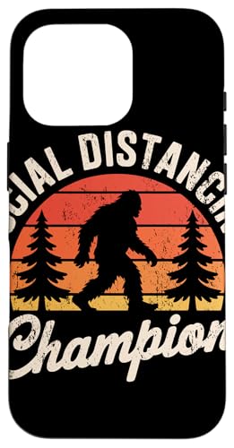Social Distancing Champion Retro Bigfoot Hülle für iPhone 16 Pro Social Distancing Champion Retro Bigfoot Hülle für iPhone 16 Pro von Squatch'n Retro Humor Social Distancing