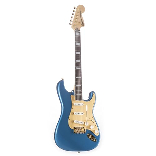 Fender Squier 40th Anniv. Stratocaster LRL - Gold Edition Lake Placid Blue von Squier