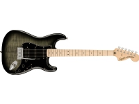 Squier Affinity Stratocaster FMT HSS Electric Guitar, Black Burst von Squier