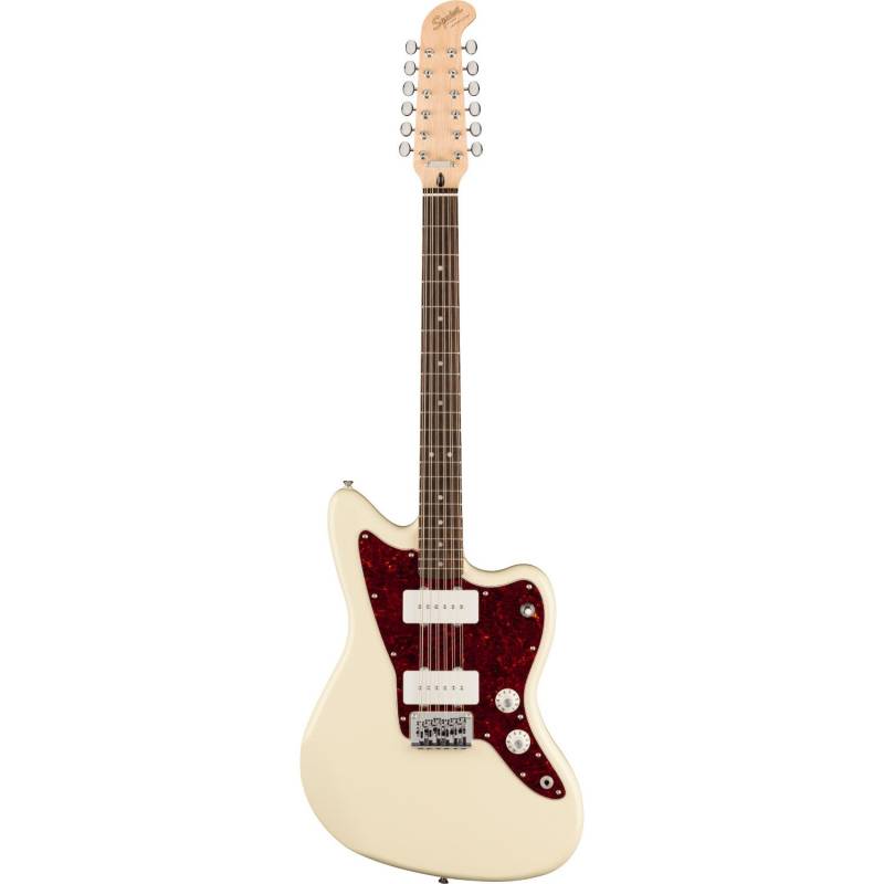 Squier Paranormal Jazzmaster XII IL Olympic White Electric Guitar von Squier