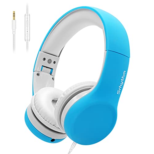 Srhythm NC10 Mini Kopfhörer für Kinder mit Integrierten Mikrofonen, On-Ear-Headset für Kleinkinder von Srhythm