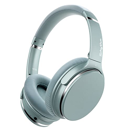 Srhythm NC25 Noise Cancelling Headphones Bluetooth 5.0,Lightweight Wireless Headset Over-Ear with Low Latency Game Mode,50H Playtime,Memory Protein Ear Cups (Renewed) von Srhythm