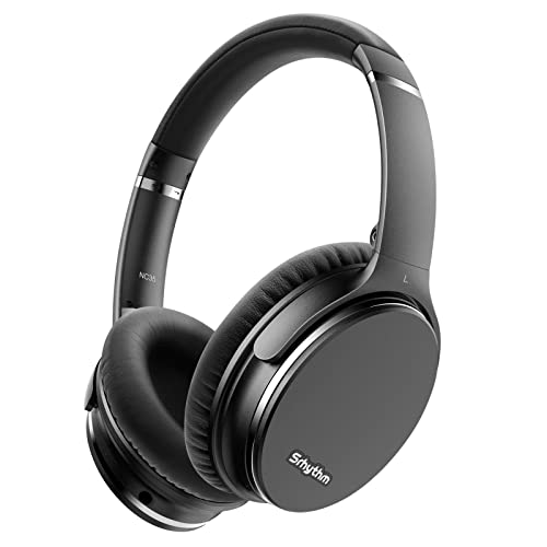 Srhythm NC35 Noise Cancelling Wireless Headphones Bluetooth 5.0, Foldable Over Ear Headset with Build-in Mic,50+ Hrs Playtime,Multi-Point Bluetooth Connection Voice Call (Renewed) von Srhythm