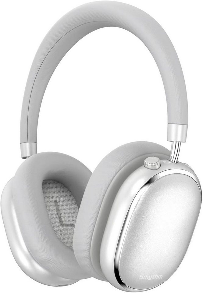 Srhythm mit Geräuschunterdrückung mit Transparenzmodus, HD-Sound, 45 Stunden Headset (Elegantes und funktionales Design: Poliertes Metall, schlank und anmutig. Geformtes Kopfband und Memory-Schaum-Ohrpolster bieten zusätzlichen Komfort für längere Tragezeiten., Bluetooth, Hybrid Transparenzmodus für Sicherheit Verstärkt Umgebungsgeräusche) von Srhythm