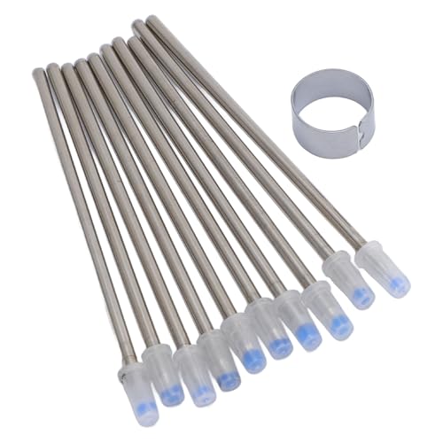 10pcs D1 -Kugelschub -Nachfüllmetallmetall 0,5 Mm Ultra -feines Ölbasis Austauschbarer Kugelschreiber -Stift -Nachfüll -Tipps für Elektromagnetische Stifte 10pcs D1 -Kugelschub -Nachfüllmetallmetall 0,5 Mm Ultra -feines Ölbasis Austauschbarer Kugelschreiber -Stift -Nachfüll -Tipps für Elektromagnetische Stifte von Srliya