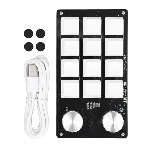 12 Tastaturknopf -Tastatur Programmierbarer USB Red Switch Mechanischer Tastatur DC 5V 1A 12 Tastaturknopf -Tastatur Programmierbarer USB Red Switch Mechanischer Tastatur DC 5V 1A von Srliya