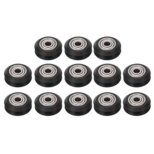 13Pcs 3D Drucker Rad POM V Form Tragen 3D Drucker Rad Lager 625ZZ Schwarz von Srliya