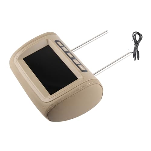 2 Stück Universal 7 Zoll HD Auto Kopfstütze LCD Video Player Drahtlose Steuerung MP5 Display Braun von Srliya