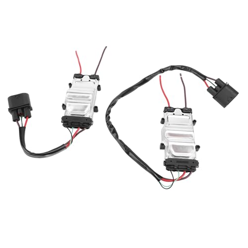 2-teiliges Lüftersteuermodul 1137328159 Stabile Leistung Verbesserte Sicherheit Motorkühlung Lüftersteuermodul für 4F C6 2004 Bis 2010 von Srliya