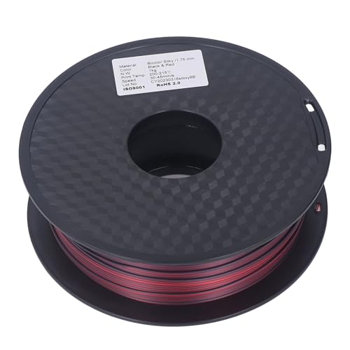 3D -Druck Konsumierbar 1,75 Mm PLA -Filament Schwarz Rot 2 Farbe Verbrauchsmaterial Filament von Srliya