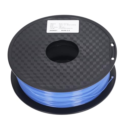 3D -Druck Konsumierbar 1,75 Mm PLA -Filamentblau Bis weiß Farb ändern Verbrauchsmarke Filament von Srliya