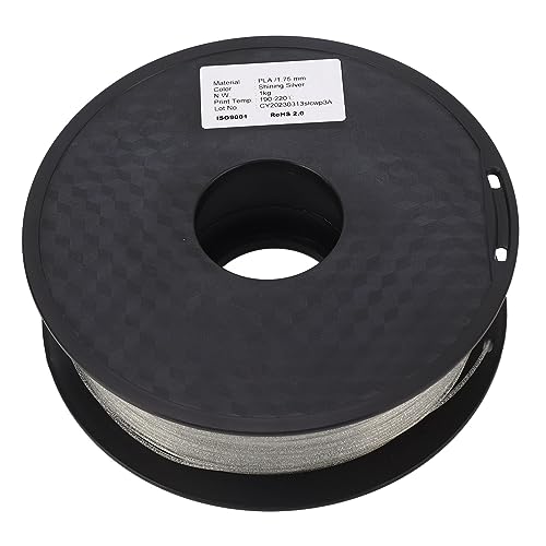 3D -Drucker -Filament 1,75 Mm Glänzend Glitzer Silber, Starke Glatte Pla Seiden Verbrauchsmaterialien von Srliya