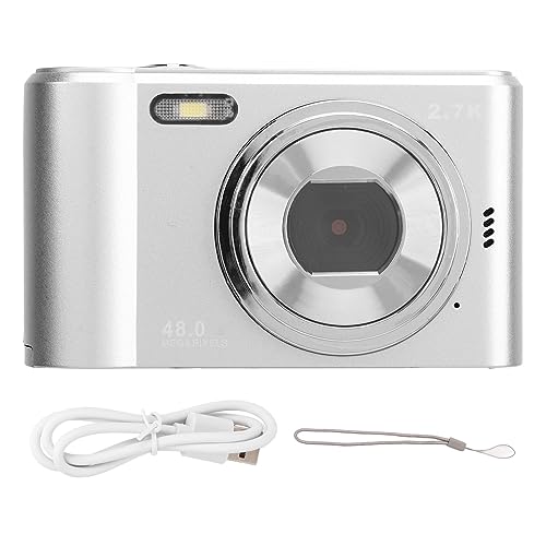 48MP 1080P 8X Zoom Selfie-Digitalkamera für, mit Fülllicht, TFT-Bildschirm und Wiederaufladbarem Akku, Tragbar mit Kamera-Handschlaufe, für Reisen, Party, Hochzeitszeremonie, 48MP 1080P 8X Zoom Selfie-Digitalkamera für, mit Fülllicht, TFT-Bildschirm und Wiederaufladbarem Akku, Tragbar mit Kamera-Handschlaufe, für Reisen, Party, Hochzeitszeremonie, von Srliya