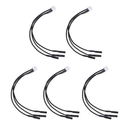 5pcs 2,0 Mm Bananenstopfen Weiblich Bis PH3.0, Sicherer Verbindungsdraht für Axiale SCX24, 12 Cm, Silikon, Kupfer, RC -Modell -ESC -bürstenloser Motoradapter von Srliya
