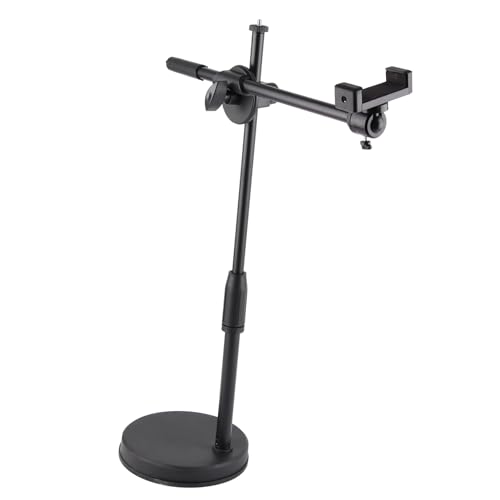 Disc-Typ-Niedrigwinkel-Aufnahmehalterung, 360°-Drehung, 15 cm Runder Metallsockel, Telefonhalter-Clip für 5,3–10 cm Großes Smartphone mit Live-Performance-Lehrvideo Disc-Typ-Niedrigwinkel-Aufnahmehalterung, 360°-Drehung, 15 cm Runder Metallsockel, Telefonhalter-Clip für 5,3–10 cm Großes Smartphone mit Live-Performance-Lehrvideo von Srliya