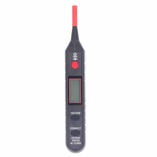 Elektroprüfer Nicht -Spannungstester Schall Lichtalarm 12 Bis 300 V Spannungsdetektor mit Taschenlampe für Elektriker von Srliya