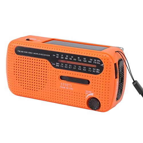 Handkurbel Radio Solar Notfallwetter Radio mit LED -Taschenlampe für Camping, Outdoor -Aktivitäten, ABS -Material Handkurbel Radio Solar Notfallwetter Radio mit LED -Taschenlampe für Camping, Outdoor -Aktivitäten, ABS -Material von Srliya