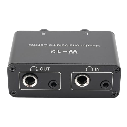 Kopfhörer Volume 3,5mm 6,35mm Stereo Volume Controller 1/4 Zoll 1/8 Zoll Inline Volume Control Kopfhörer Volume Attenuator für Interferenz Isolation von Srliya