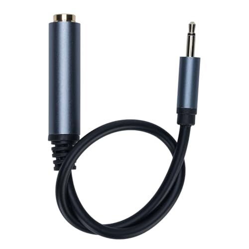 Srliya 6,35 Mm Weibliche Buchse auf 3,5 Mm Männliches Soundkabel Einkanal -Kopfhörer -Verlängerungskabel für Smartphones Tablets Mikrofone von Srliya