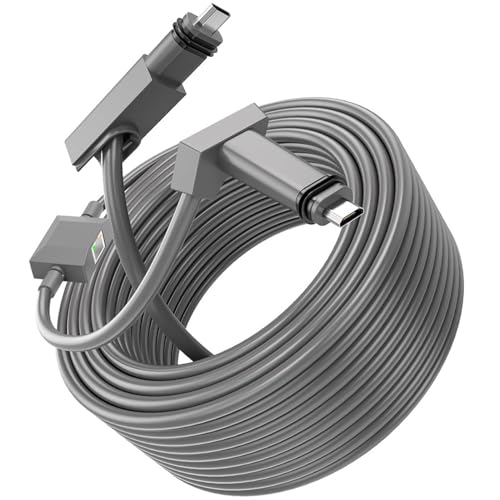 Srliya Satellitenersatzkabel 2 in 1 150 Fuß Länge Satellitenwasser -Proof -Verlängerungskabel mit 3ft -Ethernet -Adapter für Gen2 von Srliya