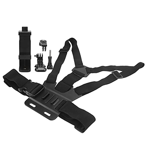 Srliya Verstellbarer Clip-Halter mit Brustgurt-Befestigungshalterung Mobiltelefone und Sportkameras, Ideal Outdoor-Sport, Fitness und Workouts von Srliya