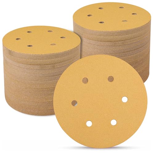 Schleifpapier 150mm Klett 100 Stück, 100 Körnung 6-Zoll 6 Loch Schleifscheiben Schleifscheiben 150mm klett für Uniflex-Schleifmaschinen und alle Oszillationswerkzeuge Schleifpapier 150mm Klett 100 Stück, 100 Körnung 6-Zoll 6 Loch Schleifscheiben Schleifscheiben 150mm klett für Uniflex-Schleifmaschinen und alle Oszillationswerkzeuge von Sruhrak