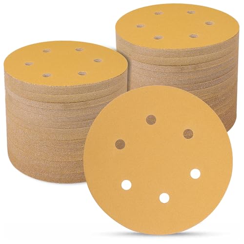Schleifpapier 150mm Klett 100 Stück, 150 Körnung 6-Zoll 6 Loch Schleifscheiben Schleifscheiben 150mm klett für Uniflex-Schleifmaschinen und alle Oszillationswerkzeuge Schleifpapier 150mm Klett 100 Stück, 150 Körnung 6-Zoll 6 Loch Schleifscheiben Schleifscheiben 150mm klett für Uniflex-Schleifmaschinen und alle Oszillationswerkzeuge von Sruhrak