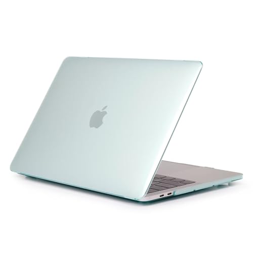 SsHhUu Hülle für MacBook Pro 13 Zoll A1278, Ultradünne Plastik Hartschale Crystal Schutzhülle Snap Case Cover für MacBook Pro 13" (Old Version Con CD-ROM, Release 2012/2011/2010/2009/2008), Grün von SsHhUu