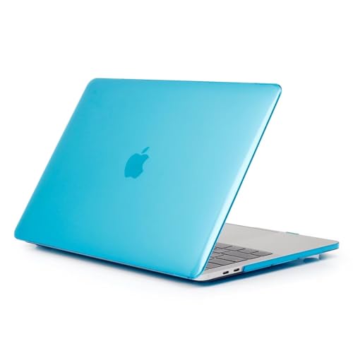 SsHhUu Hülle für MacBook Pro 15 Zoll 2011 2010 2009 Release A1286, Ultradünne Plastik Hartschale Crystal Schutzhülle Snap Case Cover für Older Version MacBook Pro 15 Zoll Con CD-ROM, Ligut Blue von SsHhUu