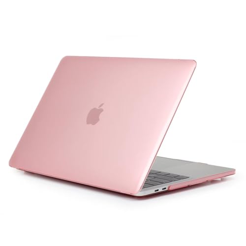 SsHhUu Hülle für MacBook Pro 15 Zoll 2011 2010 2009 Release A1286, Ultradünne Plastik Hartschale Crystal Schutzhülle Snap Case Cover für Older Version MacBook Pro 15 Zoll Con CD-ROM, Rosa von SsHhUu