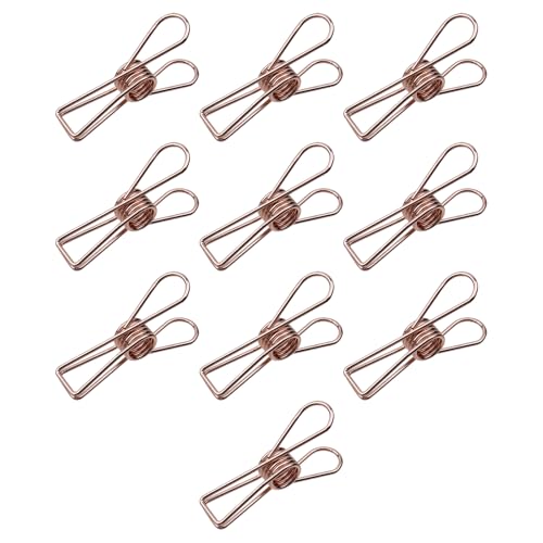 Sscon 10 x rosa Metall-Drahtklammern für Dokumente, Kleidung und Strumpfhosen (70 mm) von Sscon