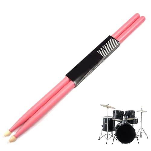 1 Paar Kinder Drum Sticks, 5A klassische Holztrommelstangen mit Komfortgriff, rutschlos-leichte praktische Holzspitzen-Drumsticks für Erwachsene Kinder und Anfänger 1 Paar Kinder Drum Sticks, 5A klassische Holztrommelstangen mit Komfortgriff, rutschlos-leichte praktische Holzspitzen-Drumsticks für Erwachsene Kinder und Anfänger von Ssguopte