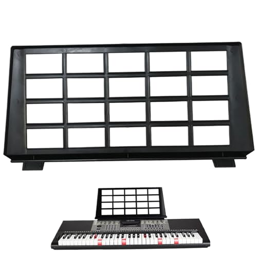 Tabletop -Musikständer, 17x8 einstellbarer Keyboard -Musikständer, stabiler bequemer und tragbarer Kunststoff für Heimschulen Orchester Chöre, schwarz Tabletop -Musikständer, 17x8 einstellbarer Keyboard -Musikständer, stabiler bequemer und tragbarer Kunststoff für Heimschulen Orchester Chöre, schwarz von Ssguopte