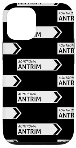 Irisches Antrim Straßenschild Hülle für iPhone 12/12 Pro von St Paddy Not Patty