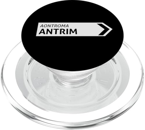 Irisches Antrim Straßenschild PopSockets PopGrip für MagSafe Irisches Antrim Straßenschild PopSockets PopGrip für MagSafe von St Paddy Not Patty